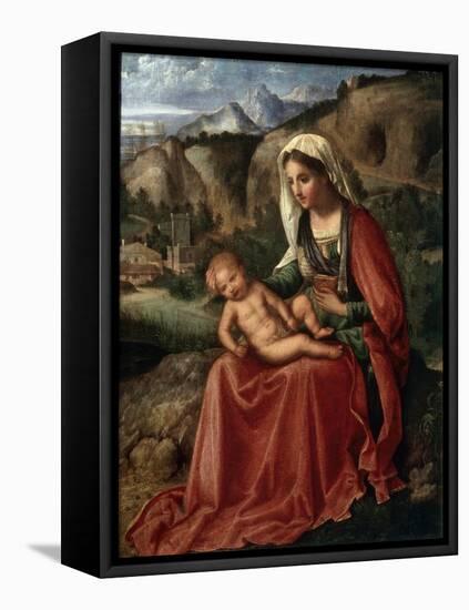 The Virgin and Child in a Landscape, C1503-Giorgione-Framed Premier Image Canvas