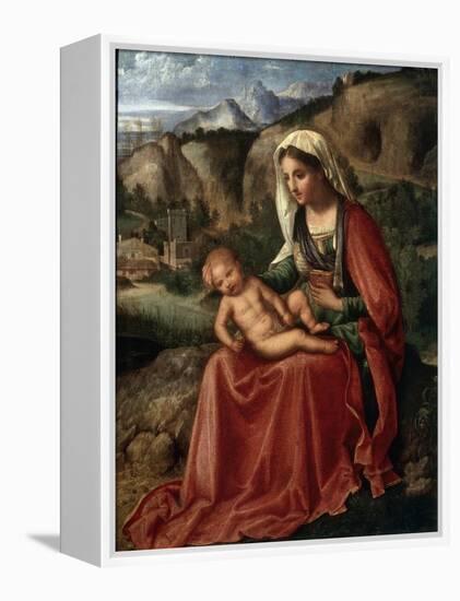 The Virgin and Child in a Landscape, C1503-Giorgione-Framed Premier Image Canvas