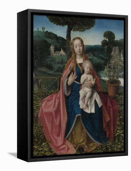 The Virgin and Child in a Landscape, Early16th C-Jan Provost-Framed Premier Image Canvas