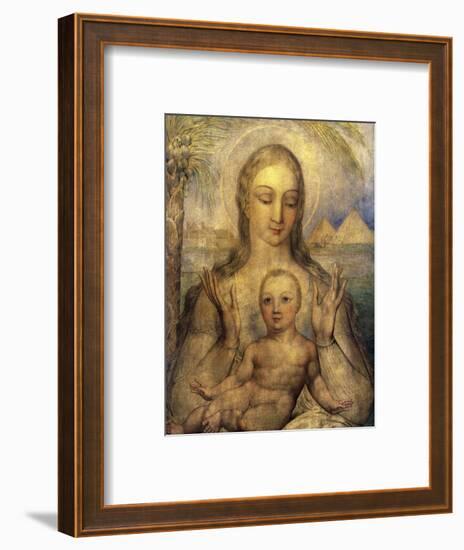 The Virgin and Child in Egypt-William Blake-Framed Premium Giclee Print