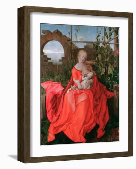 The Virgin and Child, the Madonna with the Iris, 1500-1510-Albrecht Durer-Framed Giclee Print