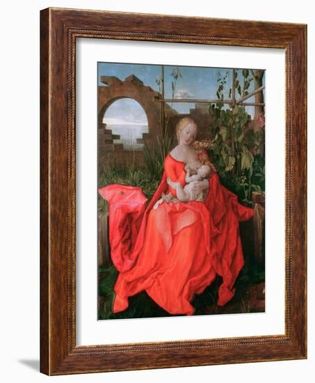 The Virgin and Child, the Madonna with the Iris, 1500-1510-Albrecht Durer-Framed Giclee Print