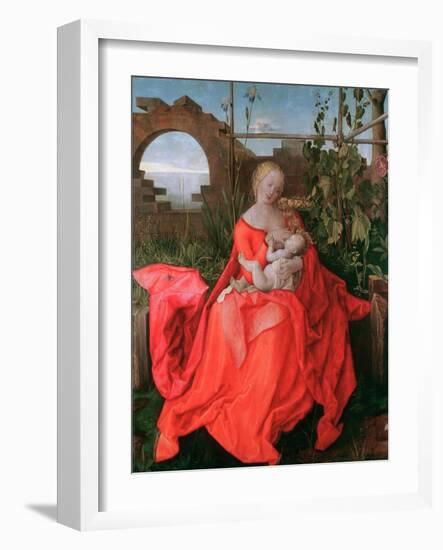 The Virgin and Child, the Madonna with the Iris, 1500-1510-Albrecht Durer-Framed Giclee Print