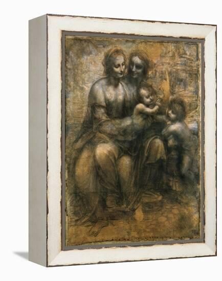 The Virgin and Child with Saint Anne and Saint John the Baptist, C1500-Leonardo da Vinci-Framed Premier Image Canvas