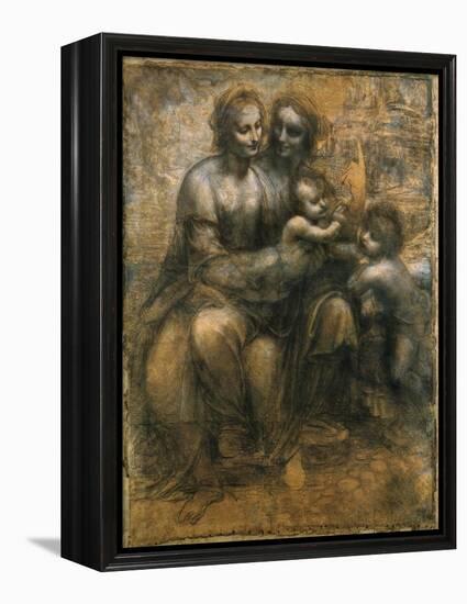 The Virgin and Child with Saint Anne and Saint John the Baptist, C1500-Leonardo da Vinci-Framed Premier Image Canvas