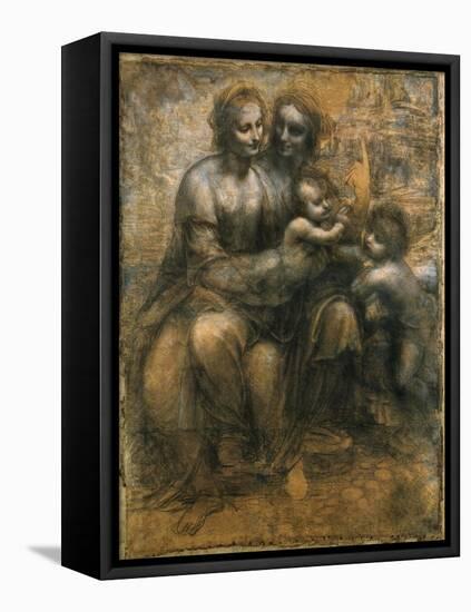 The Virgin and Child with Saint Anne and Saint John the Baptist, C1500-Leonardo da Vinci-Framed Premier Image Canvas