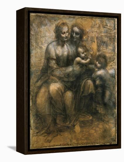 The Virgin and Child with Saint Anne and Saint John the Baptist, C1500-Leonardo da Vinci-Framed Premier Image Canvas