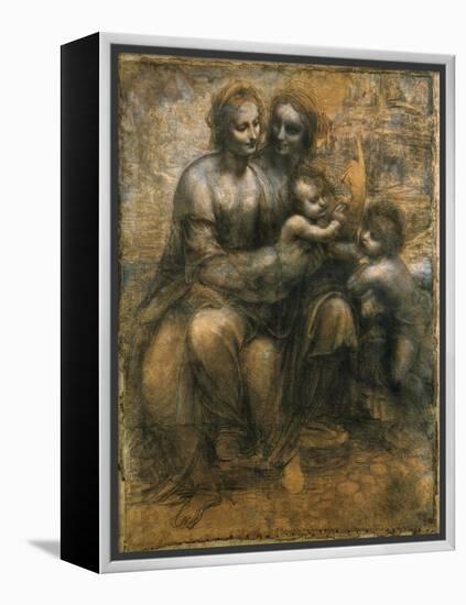 The Virgin and Child with Saint Anne and Saint John the Baptist, C1500-Leonardo da Vinci-Framed Premier Image Canvas