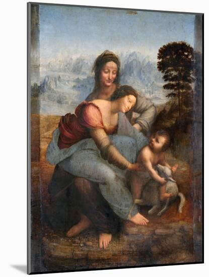 The Virgin and Child with Saint Anne, C.1508-Leonardo da Vinci-Mounted Giclee Print