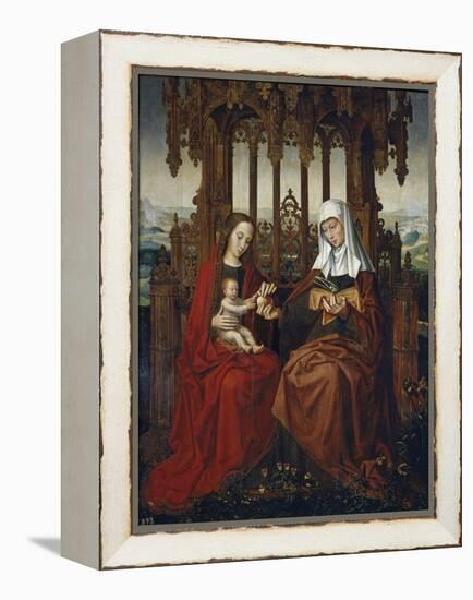 The Virgin and Child with Saint Anne, Ca 1528-Ambrosius Benson-Framed Premier Image Canvas