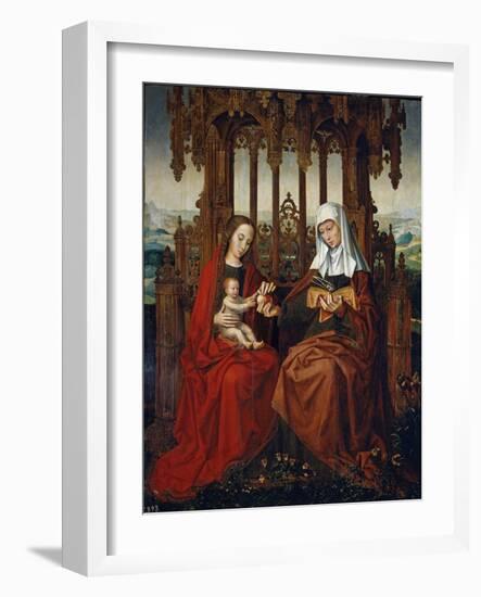 The Virgin And Child With Saint Anne-Ambrosius Benson-Framed Giclee Print