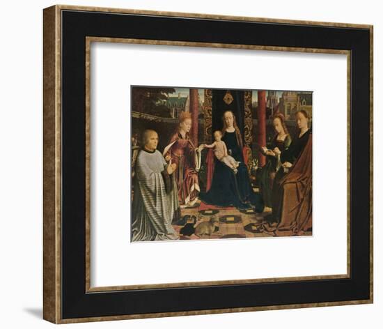 'The Virgin and Child with Saints and Donor', 1510, (1909)-Gerard David-Framed Giclee Print