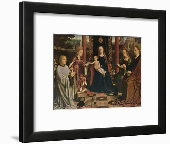 'The Virgin and Child with Saints and Donor', 1510, (1909)-Gerard David-Framed Giclee Print