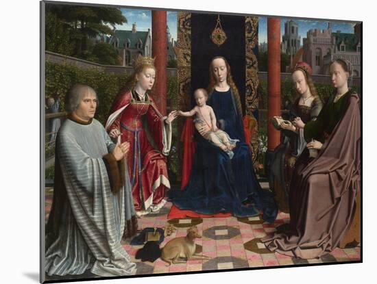 The Virgin and Child with Saints and Donor, C. 1510-Gerard David-Mounted Giclee Print