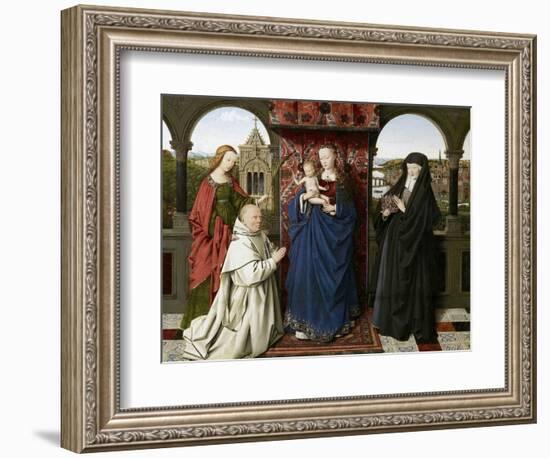 The Virgin and Child with Saints and Donor-Jan van Eyck-Framed Photographic Print