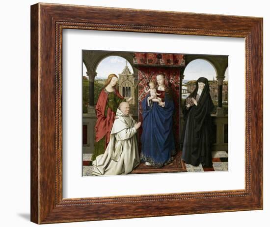 The Virgin and Child with Saints and Donor-Jan van Eyck-Framed Photographic Print