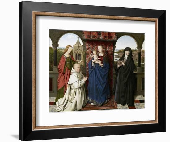 The Virgin and Child with Saints and Donor-Jan van Eyck-Framed Photographic Print