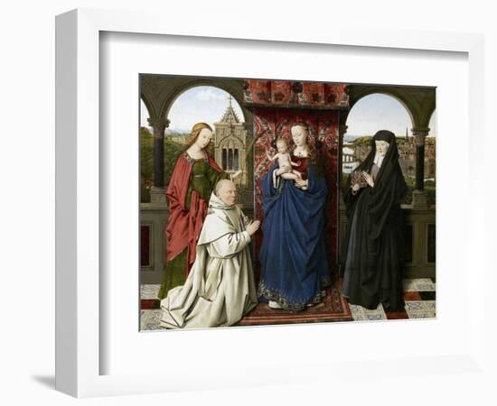 The Virgin and Child with Saints and Donor-Jan van Eyck-Framed Photographic Print