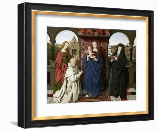 The Virgin and Child with Saints and Donor-Jan van Eyck-Framed Photographic Print