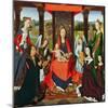 The Virgin and Child with Saints and Donors, a Panel from 'The Donne Triptych' C.1478 (Oil on Oak)-Hans Memling-Mounted Giclee Print