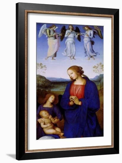 The Virgin and Child-Pietro Perugino-Framed Giclee Print