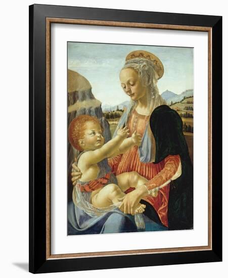 The Virgin and Child-Andrea del Verrocchio-Framed Giclee Print