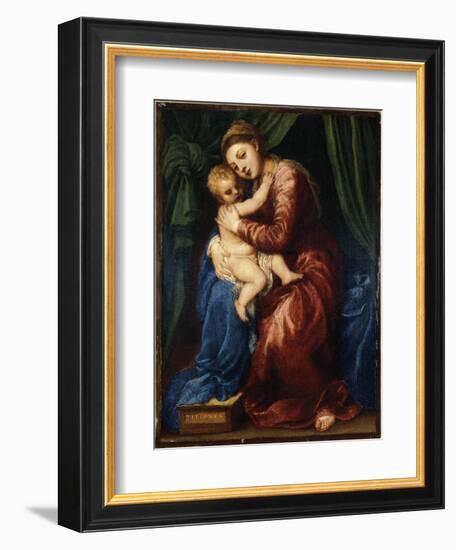 The Virgin and Child-Titian (Tiziano Vecelli)-Framed Giclee Print