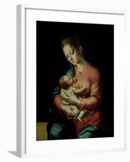 The Virgin and Child-Luis De Morales-Framed Giclee Print