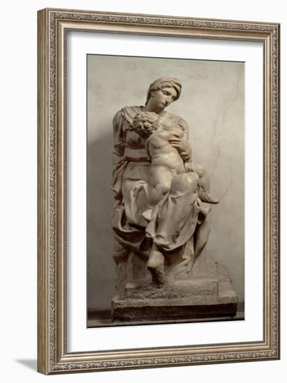 The Virgin and Child-Michelangelo Buonarroti-Framed Giclee Print