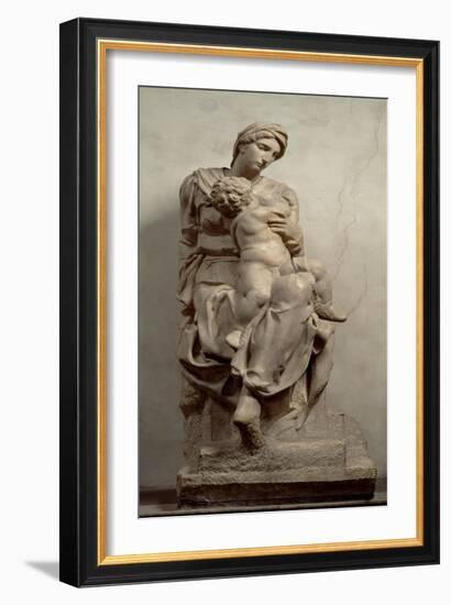 The Virgin and Child-Michelangelo Buonarroti-Framed Giclee Print