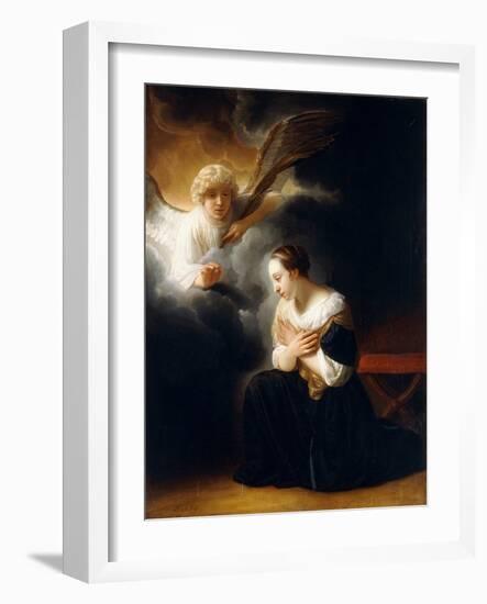 The Virgin and the Immaculate Conception, C.1665-75 (Oil on Canvas)-Samuel van Hoogstraten-Framed Giclee Print