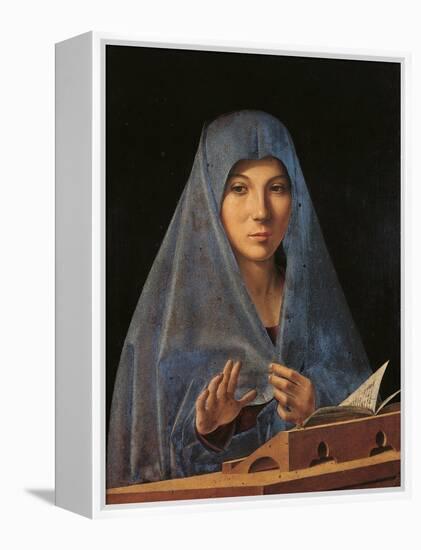 The Virgin Annunciate-Antonello da Messina-Framed Premier Image Canvas