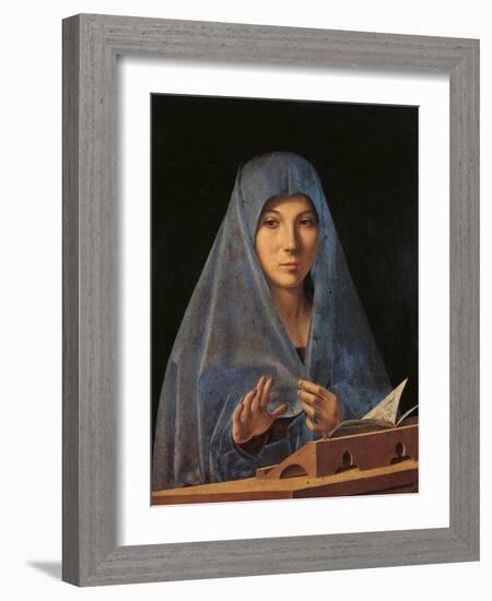 The Virgin Annunciate-Antonello da Messina-Framed Giclee Print