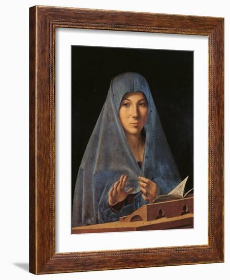 The Virgin Annunciate-Antonello da Messina-Framed Giclee Print