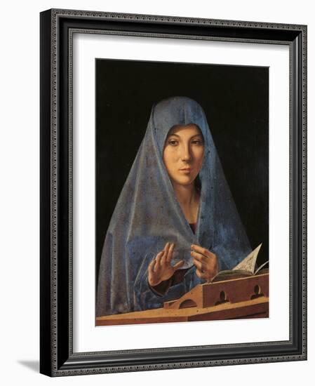 The Virgin Annunciate-Antonello da Messina-Framed Giclee Print