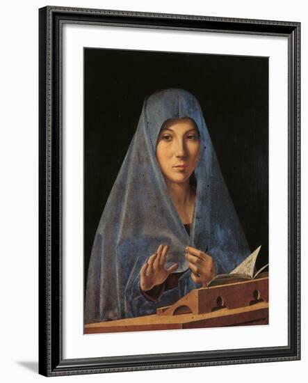 The Virgin Annunciate-Antonello da Messina-Framed Giclee Print