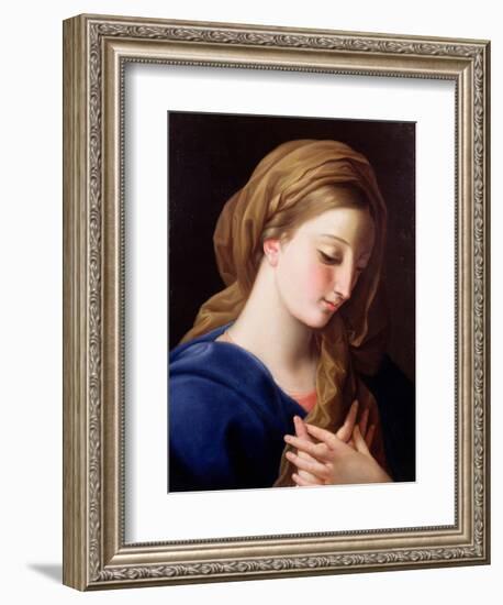 The Virgin Annunciate-Pompeo Batoni-Framed Giclee Print