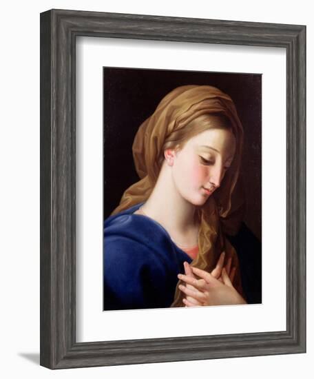 The Virgin Annunciate-Pompeo Batoni-Framed Giclee Print