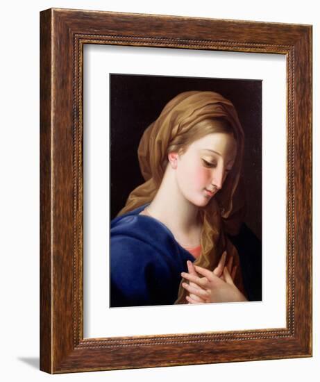 The Virgin Annunciate-Pompeo Batoni-Framed Giclee Print