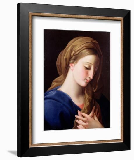 The Virgin Annunciate-Pompeo Batoni-Framed Giclee Print