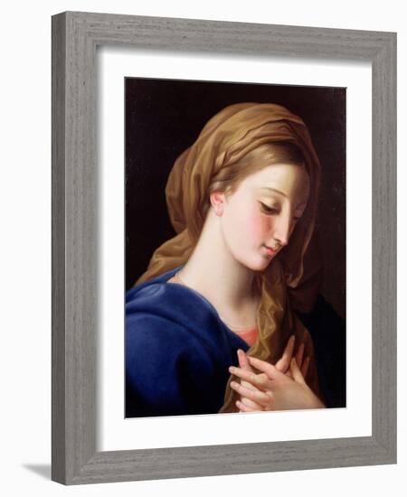 The Virgin Annunciate-Pompeo Batoni-Framed Giclee Print