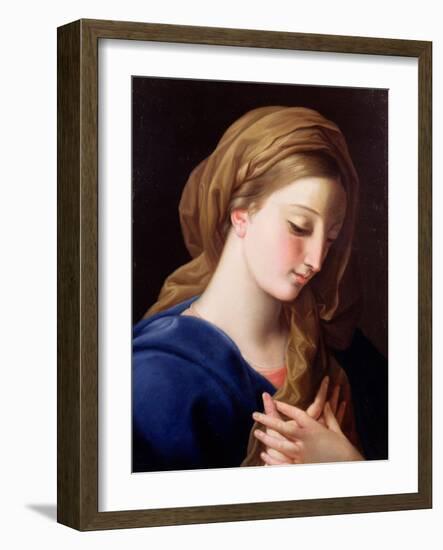 The Virgin Annunciate-Pompeo Batoni-Framed Giclee Print