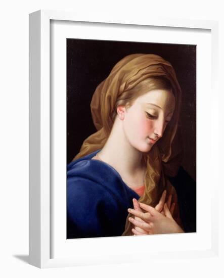 The Virgin Annunciate-Pompeo Batoni-Framed Giclee Print