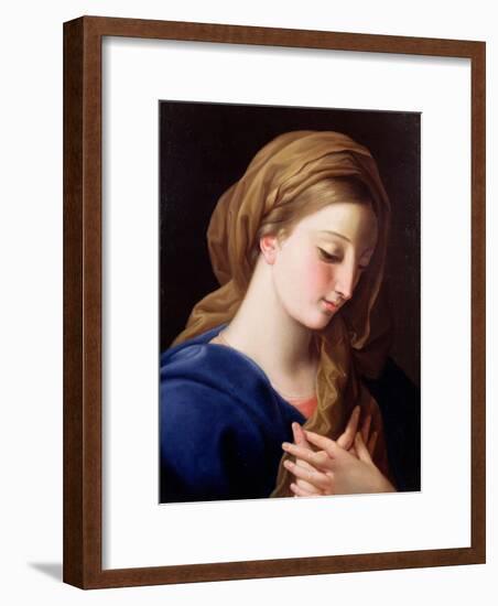 The Virgin Annunciate-Pompeo Batoni-Framed Giclee Print