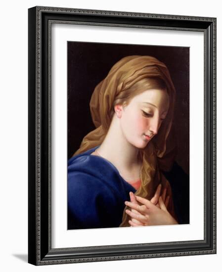 The Virgin Annunciate-Pompeo Batoni-Framed Giclee Print