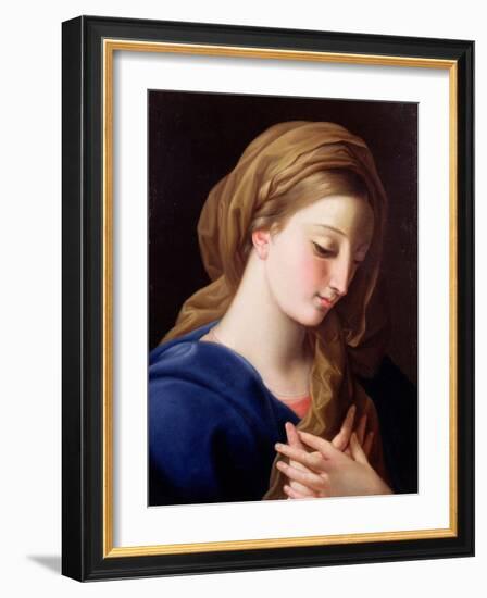 The Virgin Annunciate-Pompeo Batoni-Framed Giclee Print