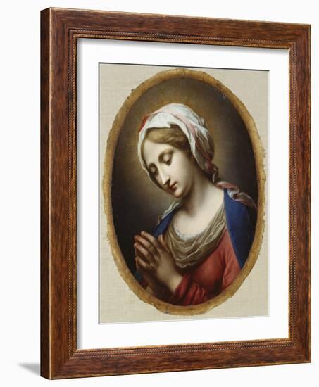 The Virgin Annunciate-Carlo Dolci-Framed Giclee Print