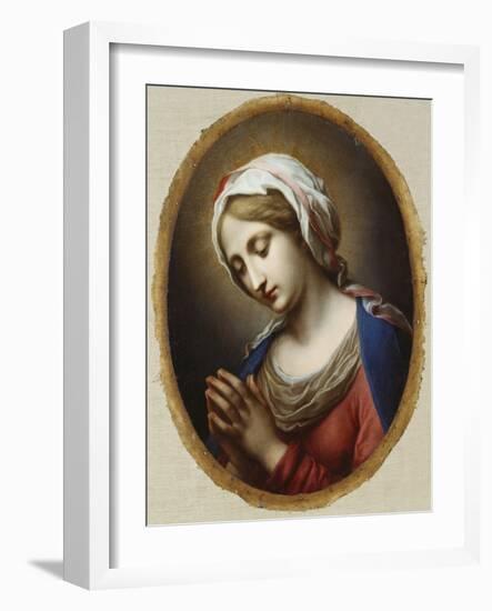 The Virgin Annunciate-Carlo Dolci-Framed Giclee Print