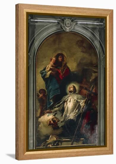 The Virgin Appearing to Saint John of Nepomuk, 1754-Giambattista Tiepolo-Framed Premier Image Canvas