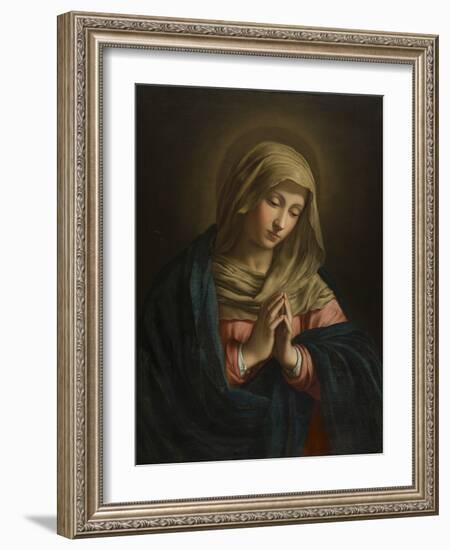 The Virgin at Prayer by Il Sassoferrato-Il Sassoferrato-Framed Giclee Print